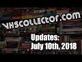 VHSCollector Com Channel Site Updates July 10th 2018