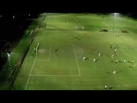 Voetbal training in Waalre gefilmd door drone