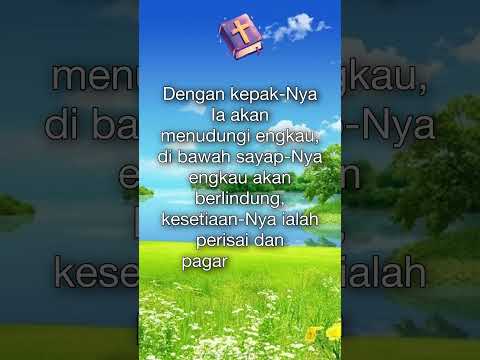 DALAM LINDUNGAN ALLAH - Mazmur 91:4 #saatteduh #renunganharian #ayatemas #mazmur