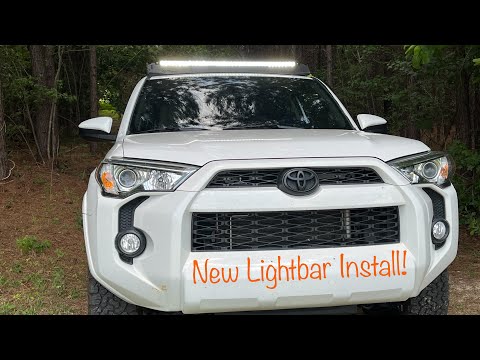 4Runner Light Bar FULL Install! Cali Raised LED | Mounting, Wiring, & Everything In Between!