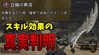 まさかの設定！ゾ・シア武器のスキル「白熾の奔流（はくしのほんりゅう）」の真の効果が判明！【モンハンワイルズ】