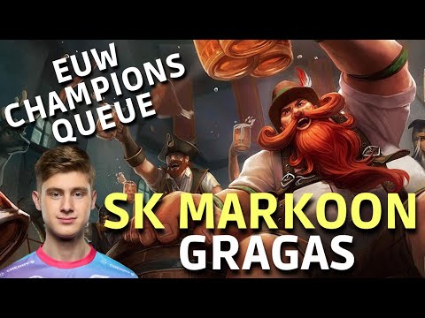 EUW CHAMPIONS QUEUE I GRAGAS JUNGLE I MARKOON