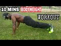 10 MIN FULL BODY WORKOUT (NO EQUIPMENT BODYWEIGHT WORKOUT)