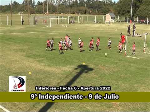 Fútbol Infantil: Independiente vs 9 de Julio / Fecha 6 (Apertura) / Liga Interprovincial - 16/04/22