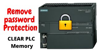How to remove password protection of S7 200 PLC Programming Tutorials for Beginners || PLC