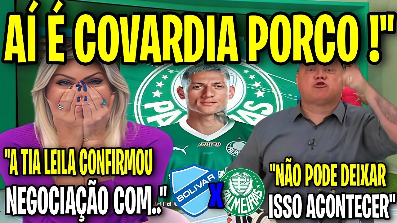 RENATA FAN E RONALDO FICARAM ABISMADOS "ESSE VERDÃO VAI..! BOLIVAR X PALMEIRAS| JOGO ABERTO HOJE