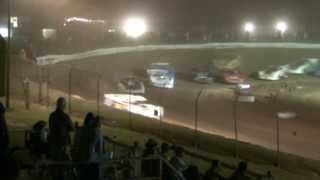 preview picture of video 'Midway Speedway Late Model Jim Dunn Memorial 8-11-2013'