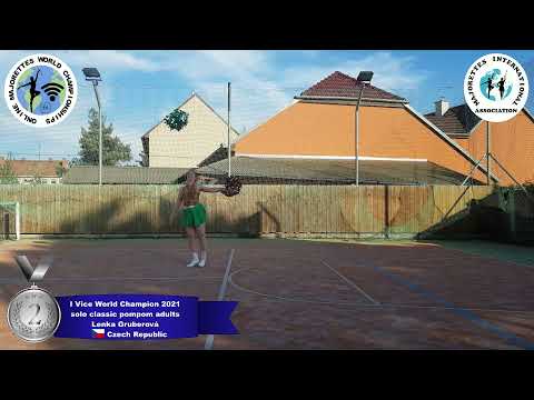 solo classic pompom adults - I Vice World Champion 2021 - Lenka Gruberová