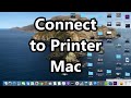MacBook How To Connect To Wireless Printer