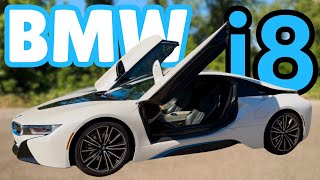 BMW i8 Coupe Review - Hybrid Supercar With Futuristic Design & Performance | Throttle Only