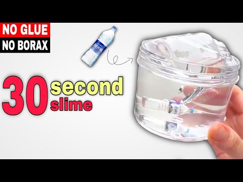 WATER SLIME😱👅🎧 How to make WATER slime in 30 second at home! ONLY INDIAN PRODUCTS 💯