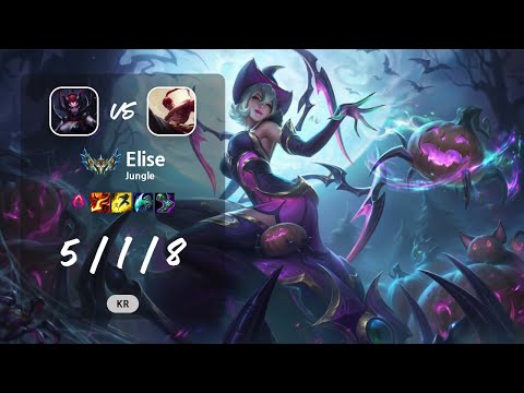 Elise Jungle vs Lee Sin - KR Challenger Patch 13.12