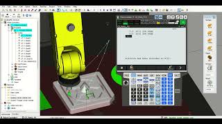 Video 3 Fanuc Roboguide. Circulo