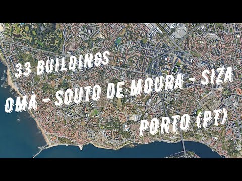 SIZA VIEIRA, SOUTO DE MOURA, OMA | PORTO | 33 edifícios (Boavista, Foz do Douro, Nevogilde)