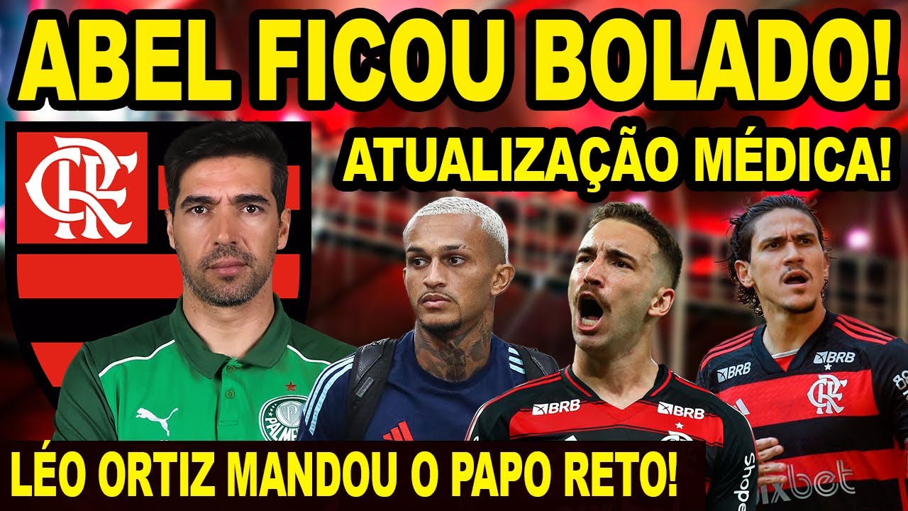 ABEL FERREIRA FICOU BOLADO E FALOU SOBRE GRAMADO SINTÉTICO! ATUALIZAÇÃO MÉDICA DO FLAMENGO! ESTÁDIO