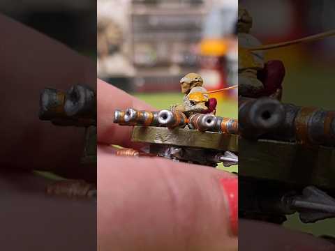 Painting the Quatryl Bombard miniature