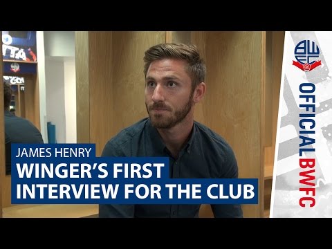 JAMES HENRY | Winger's first interview with the club