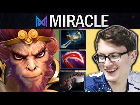 Monkey King Dota 2 Gameplay Nigma.Miracle with 20 Kills and Echo Sabre #dota #dota2