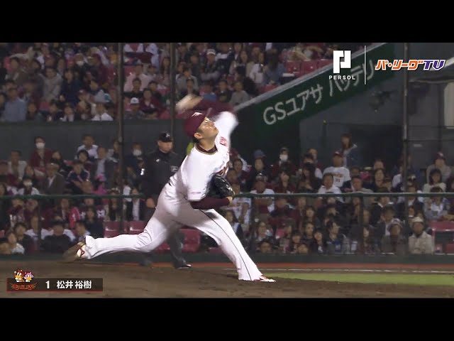 イーグルス・松井 6回113球を投げて14奪三振も…