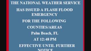 Flash Flood Warning/Emergency: Florida