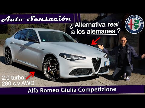 Prueba Alfa Romeo Giulia 2.0 turbo Competizione 2023.  ¿Una alternativa real a los alemanes?