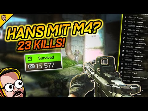 Hans spielt eine Meta M4?! 23 Kills und 15K EXP auf Customs Baby - Escape From Tarkov