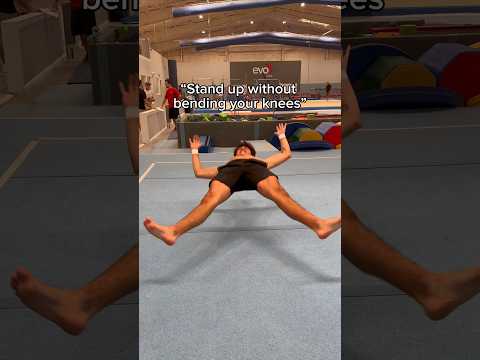 Can you stand up with straight legs? 😅#sport #gymnast #olympics #funny #fail #calisthenics