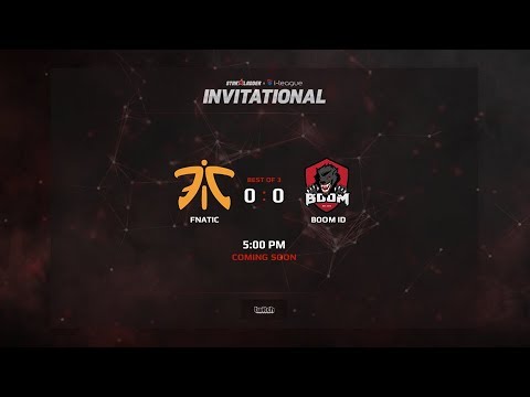 Fnatic vs BOOM ID Game1 (BO3) | Starladder Season 5 SEA Qualifiers