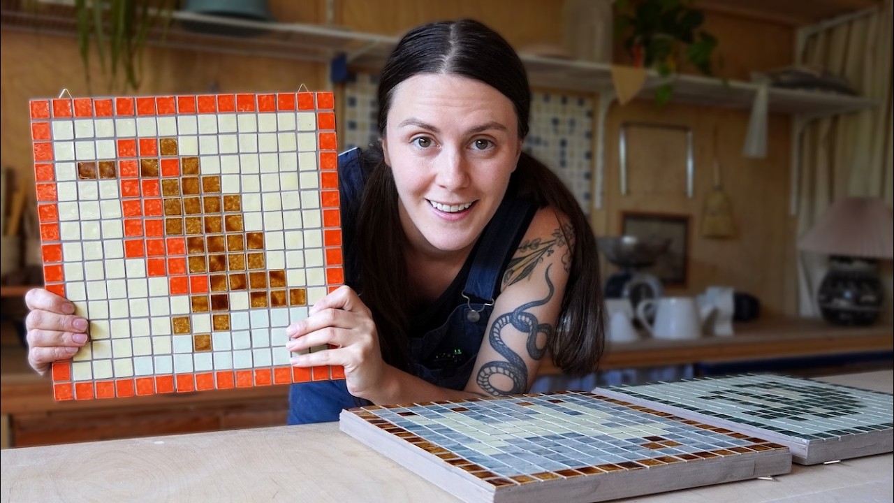 I made pixel art out of tiles