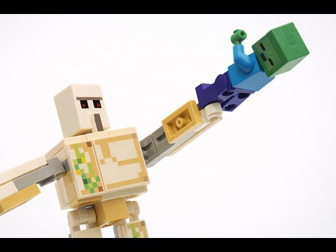 How to Build a LEGO Minecraft Iron Golem (Tow Ball Arm Version)