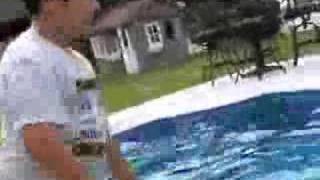 Madhouse: 2 idiots fall into a pool 1 of them cant swim