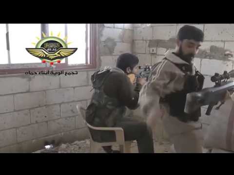 عملية قنص عناصر النظام على جبهة مورك من قبل كتيبة درع سيف الله في ريف حماة