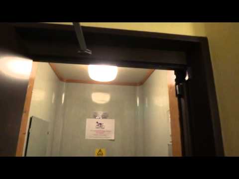 old ASEA traction elevator @ Byggmästargatan 1, Gävle, Sweden.