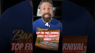 Best Specialty Dining on Carnival Cruise (Top 5 Ranked)