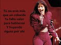 Cobarde / Letra / Selena