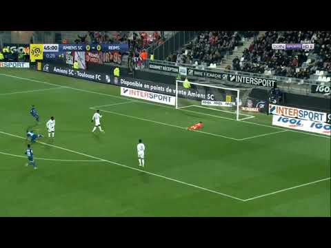 Amiens 0-1 Reims - Dereck Kutesa 45'+1'