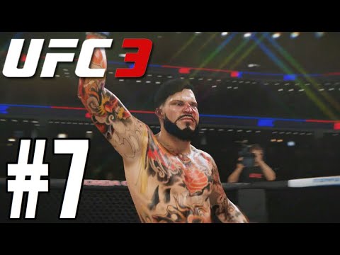 UFC 3 Middleweight Career Mode Walkthrough Part 7 - WHAT A FIGHT!