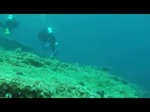 GOPR0 Corfu divers Kassiopi reef dive part 1