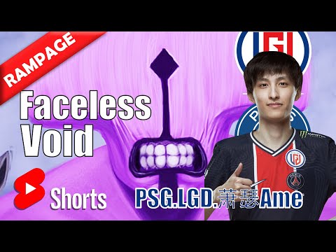 PSG.LGD.Ame RAMPAGE with FACELESS VOID | THE PERFECT CHRONOSPHERE | 7.30b Gameplay Highlights