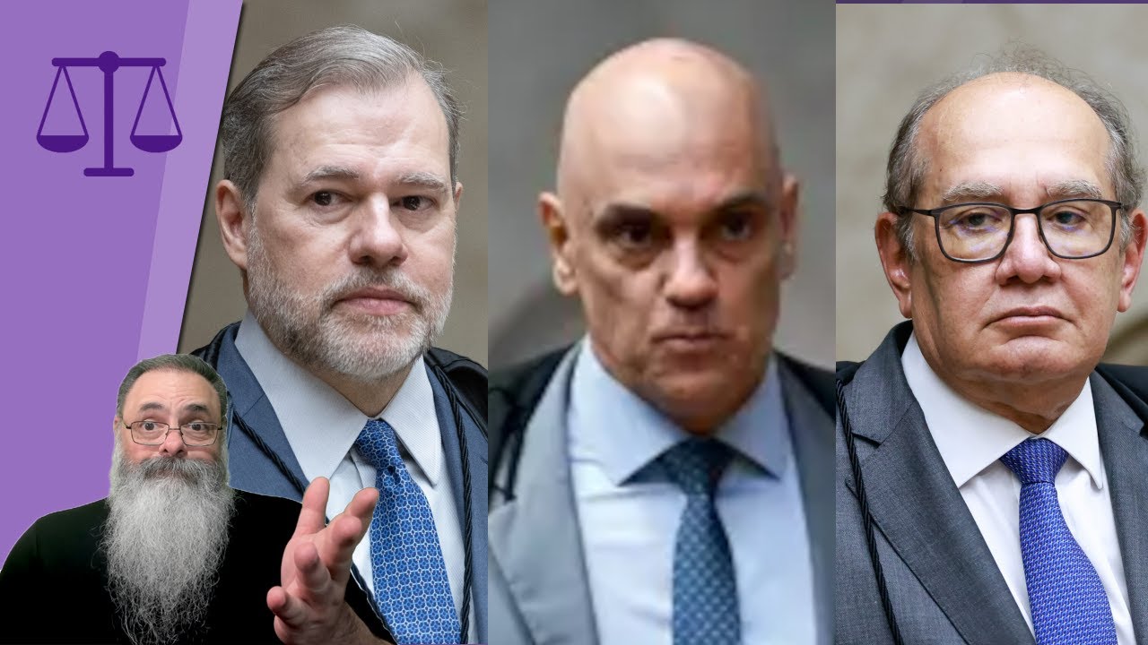 GILMAR, TOFFOLI e MORAES: DESDE 2018, TENTAM quebrar a DEMOCRACIA BRASILEIRA para SE SALVAR