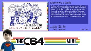 The C64 MINI Games - Everyone's a Wally