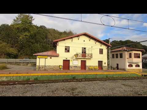 Traveling on the FEVE Trains from Ribadesella to San Vicente in Northern Spain