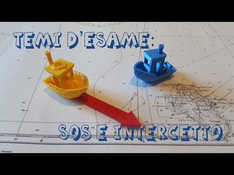 08 - Esercizio carteggio esame Patente Nautica senza limiti - SOS e intercetto