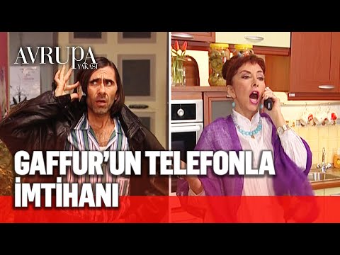 Gaffur'un cep telefonu ile imtihanı - Avrupa Yakası