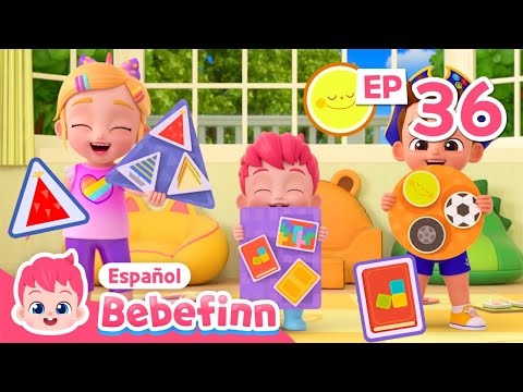 Canción de Formas🟦🟢 | EP36 | Las Figuras Geométricas | Canciones Infantiles | Bebefinn en español