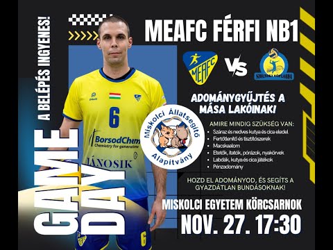 MEAFC TV Röplabda: MEAFC-Miskolc - Szolnoki RK
