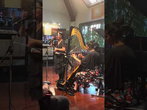 Qin Qian, erhu, performs with harpist Mia Venezia “ Songs My Mother Taught Me ” by Dvorak《母亲教我的歌》