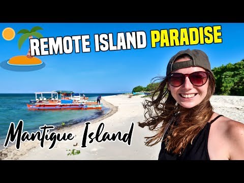 REMOTE ISLAND PARADISE (Mantigue Island, Camiguin) & Eating with the LOCALS | Philippines Travel Video