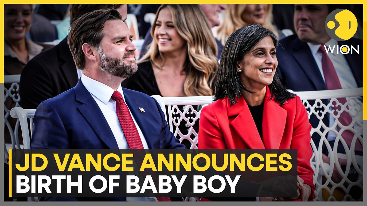 US Vice President JD Vance, Wife Welcome Baby Boy | WION News