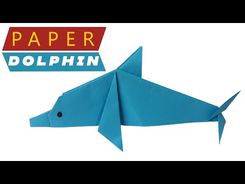 Easy Origami Dolphin for Beginners Step by Step Simple Instructions